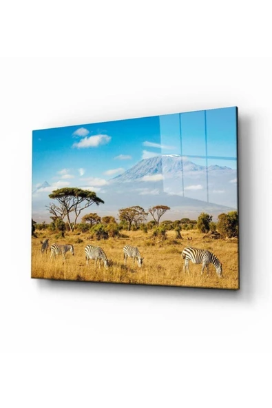 AlpiLeo Doğa Manzara Alp Özel Cam Tablo 4mm Dayanıklı Temperli Cam ürün görseli 1