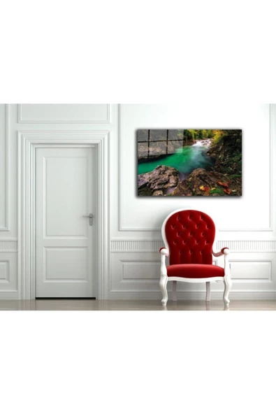 AlpiLeo Doğa Manzara Alp Özel Cam Tablo 4mm Dayanıklı Temperli Cam - Resim 2