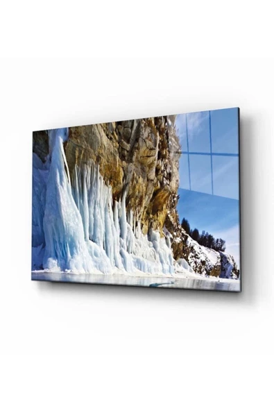 AlpiLeo Doğa Manzara Alp Özel Cam Tablo 4mm Dayanıklı Temperli Cam ürün görseli 1