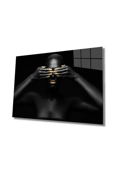 AlpiLeo Kadınlar Alp Özel Cam Tablo, Ev Ve Ofis Duvar Dekoru Hediyelik ürün görseli 1