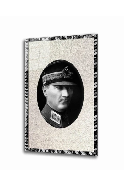 AlpiLeo Atatürk Alp Özel Cam Tablo 4 Mm Dayanıklı Temperli Cam ürün görseli 1