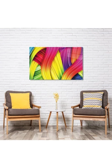 AlpiLeo Soyut Alp Özel Cam Tablo 4mm Dayanıklı Temperli Cam - Resim 2