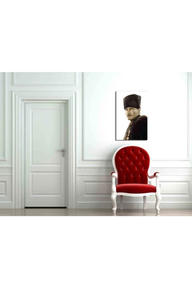 AlpiLeo Atatürk 4 mm Dayanıklı Temperli Cam Tablo - Resim 2