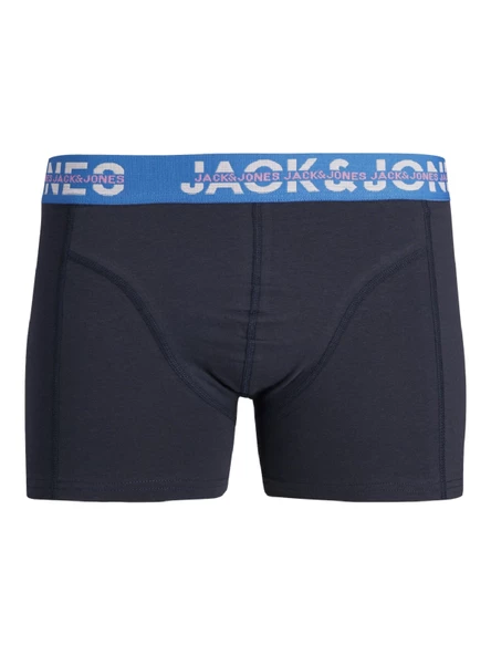 JACK JONES Erkek Kurukafa Desenli 3 lü Paket Boxer 12250221 - 4