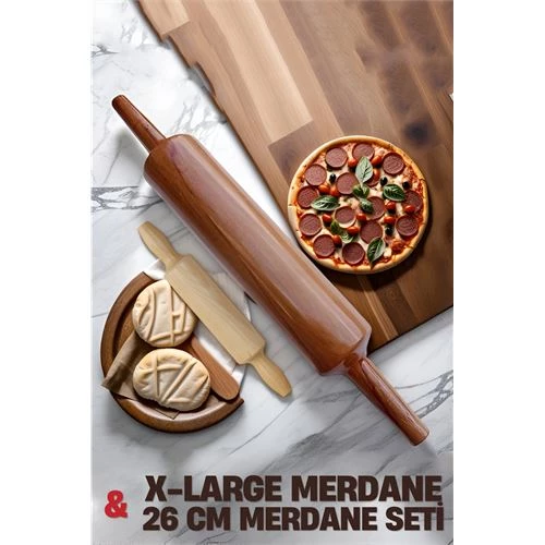 ModaCar 50 cm X-Large Pizza Merdane 2 li SET Woodyard Design