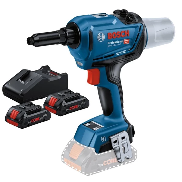 Bosch Grg 18v-16 C Akülü Perçin Tabancası 2x4A 06019K5000