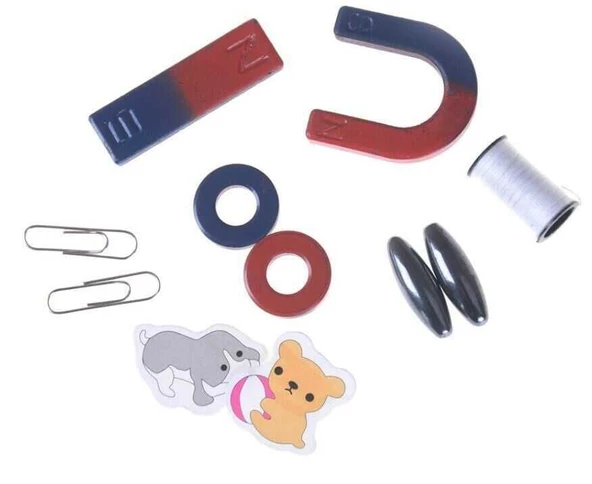Mıknatıs Oyun Deney Seti Çocuklar İçin Magnet Play Set Eğitici - 11