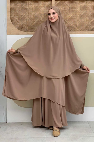 Sufleli Cilbab 6024 Vizon