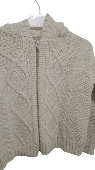 uğurböceğiçocuk Erkek Fermuarlı Örme Hırka 1-4 Yaş - 5