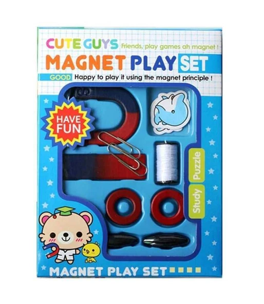 Mıknatıs Oyun Deney Seti Çocuklar İçin Magnet Play Set Eğitici - 10