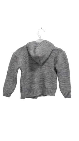 uğurböceğiçocuk Erkek Fermuarlı Örme Hırka 1-4 Yaş - 3