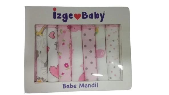uğurrböceğiçocuk 7'li Kutuda Yenidoğan Bebek Mendili - 6
