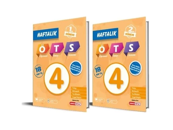Kırmızı Beyaz Yayınları 4. Sınıf Tekno Öğrenme Takip Sistemi 1. Dönem ve 2. Dönem