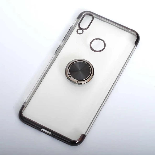 Huawei Y7 2019 Kılıf Gess Kenarları Renkli Yüzük Aparatlı Kılıf - 6