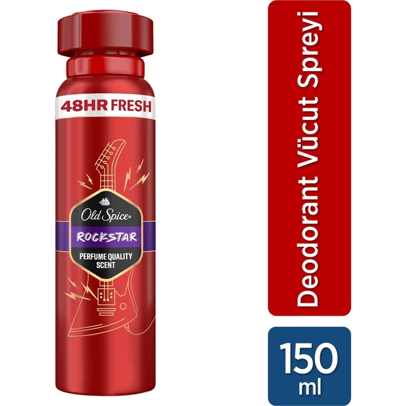 Old Spice Rockstar Erkek Deodorant Vücut Spreyi 150 ml