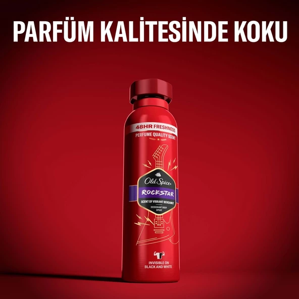 Old Spice Rockstar Erkek Deodorant Vücut Spreyi 150 ml - 4