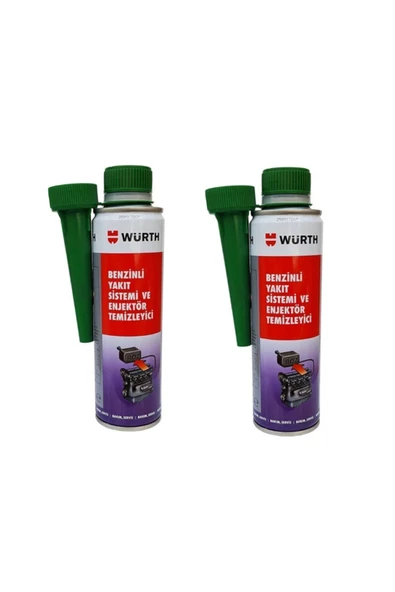 Würth Benzinli Yakıt Sistemi Ve Enjektör Temizleyici 300 Ml 2li Paket