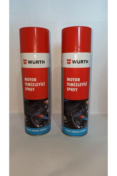 Würth HIZLI MOTOR TEMİZLEME SPREYİ 500ML 2 Lİ SET