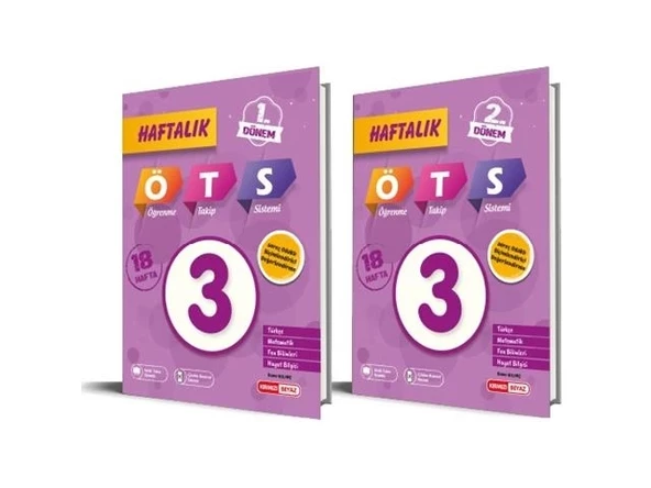 Kırmızı Beyaz Yayınları 3. Sınıf Tekno Öğrenme Takip Sistemi 1. Dönem ve 2. Dönem