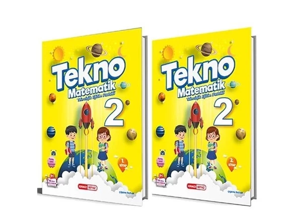 Kırmızı Beyaz Yayınları 2. Sınıf Tekno Matematik 2 Kitap