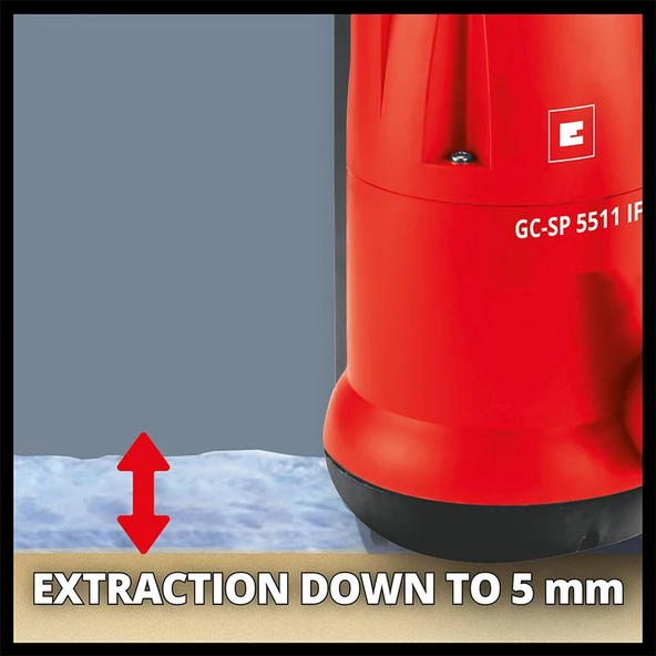 Einhell GC SP 5511 IF Temiz Su Dalgıç Pompa - 3