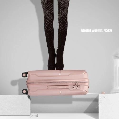 Benetton Trolley Valiz Rose Büyük Boy 14BNT2000-01-RS - 6
