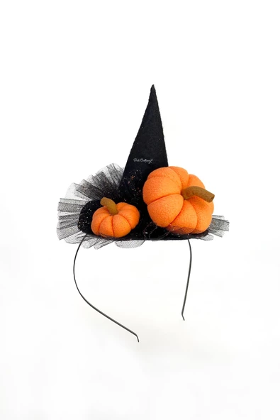 Halloween Balkabağı Cadı Tac - 2