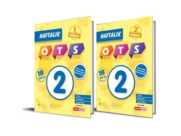 Kırmızı Beyaz Yayınları 2. Sınıf Tekno Öğrenme Takip Sistemi 1. Dönem ve 2. Dönem