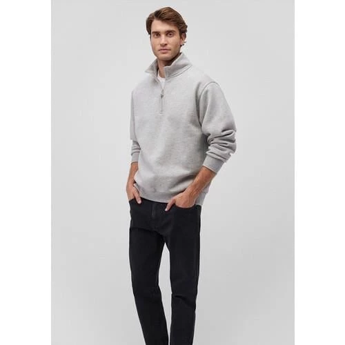 YARIM FERMUARLI SWEATSHIRT - 2