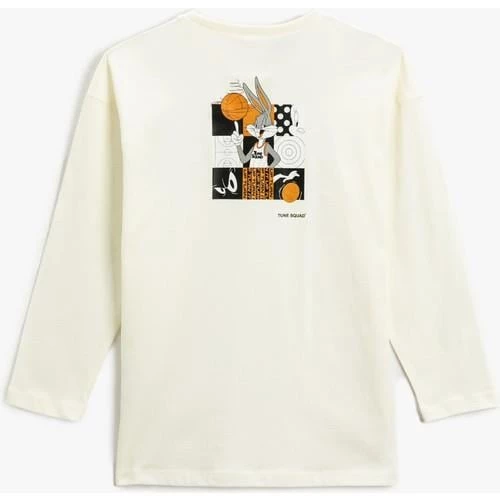 T-SHIRT LS EKRU - Resim 8