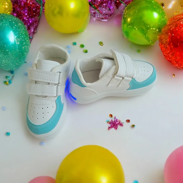 ışıklı renkli erkek çocuğu spor ayakkabısı - 2