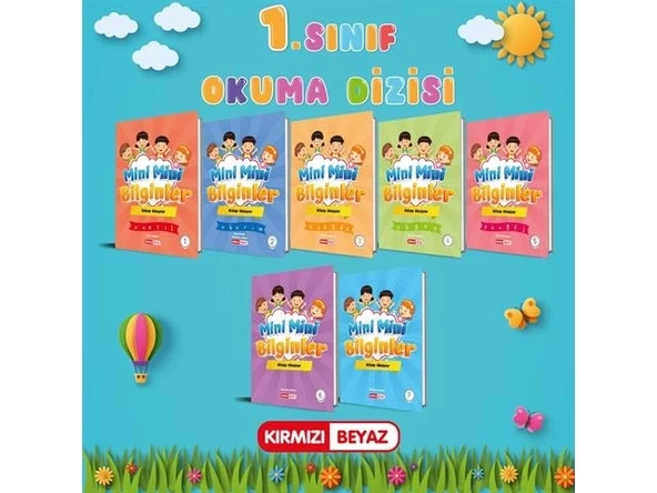 Kırmızı Beyaz 1.Sınıf Okuma Dizisi Harf Gruplarına Göre Anetil ürün görseli