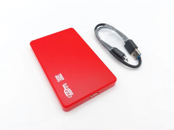 1Tb Usb 3.0'' Sıfır Kutulu Taşınabilir Harici Disk Kırmızı