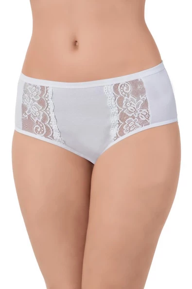 5 Adet Lüx Drm Bayan Dantelli Bato Külot Slip 2500 - Resim 2