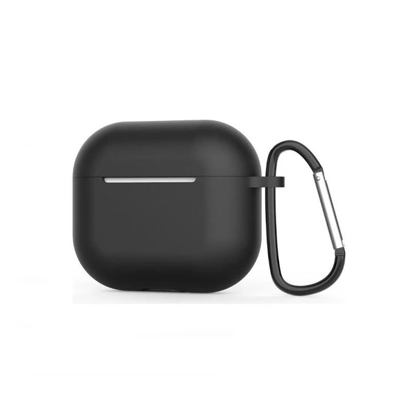 Gpack Apple Airpods 4 Uyumlu Kılıf Mat Kancalı Silikon SF13