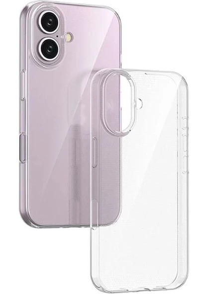 Gpack Apple iPhone 16 Plus Kılıf Süper Silikon Kamera Korumalı Şeffaf - 2