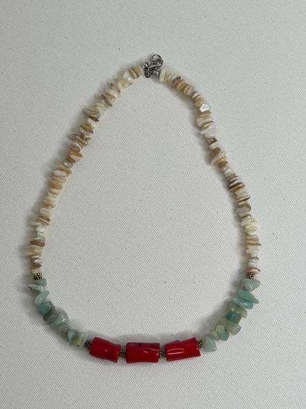 Doğaltaş yılbaşı kolyesi - 2