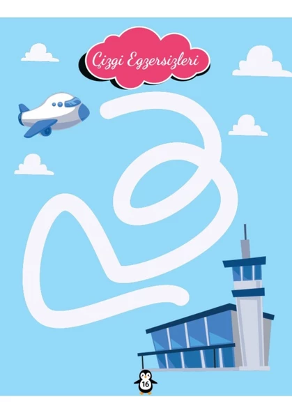 1-4 Yaş Çizgi Egzersizleri YAZ-SİL Kitabı - 4