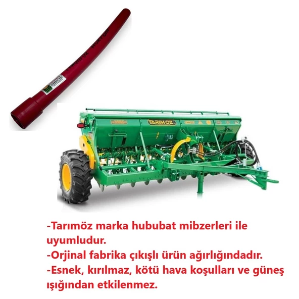 Tarımöz Hububat Mibzer Gübre ve Tohum Hortumu-6 Adet - 2