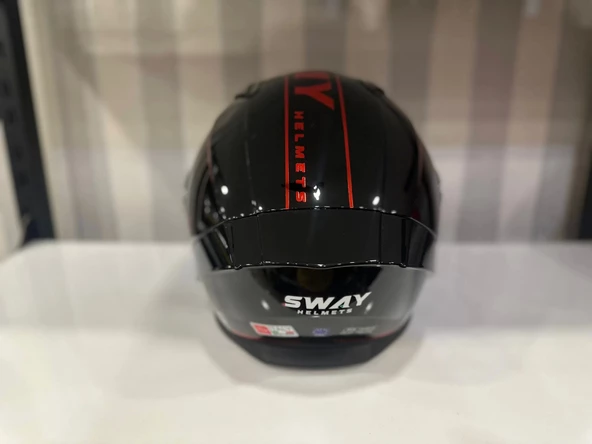 KASK SWAY SW 850 BLACK/RED FULL FACE - 4