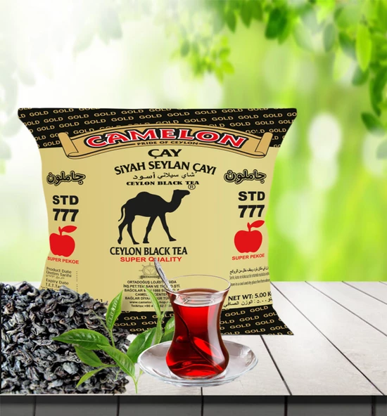 Camelon 777 Pekoe Siyah Seylan Çay 5 KG