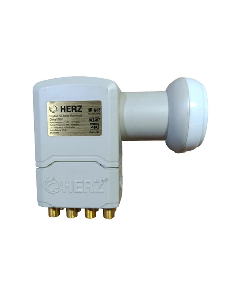 Herz HR-908 Universal 4K Sekizli Lnb