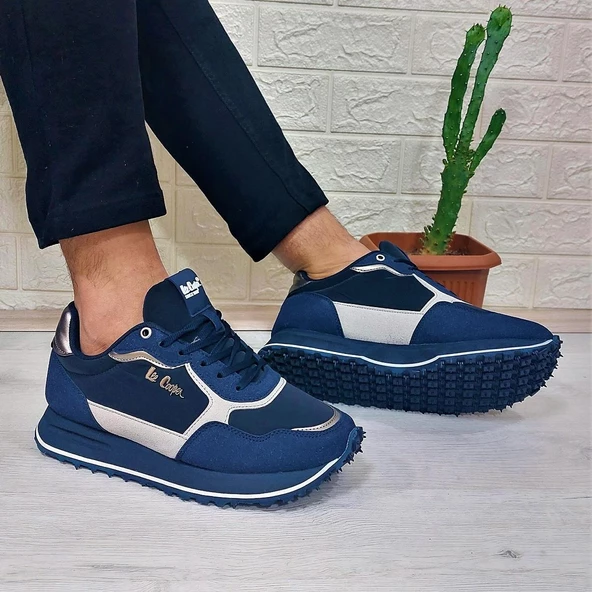 Lee Cooper 31214 Lacivert Renk Fuspetli Erkek Spor Ayakkabı - Resim 2