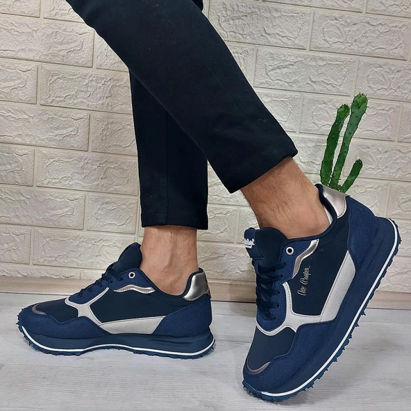 Lee Cooper 31214 Lacivert Renk Fuspetli Erkek Spor Ayakkabı - Resim 5