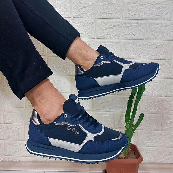 Lee Cooper 31214 Lacivert Renk Fuspetli Erkek Spor Ayakkabı - Resim 3