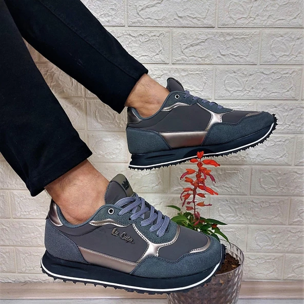 Lee Cooper 31214 Füme Renk Fuspetli Erkek Spor Ayakkabı - 4