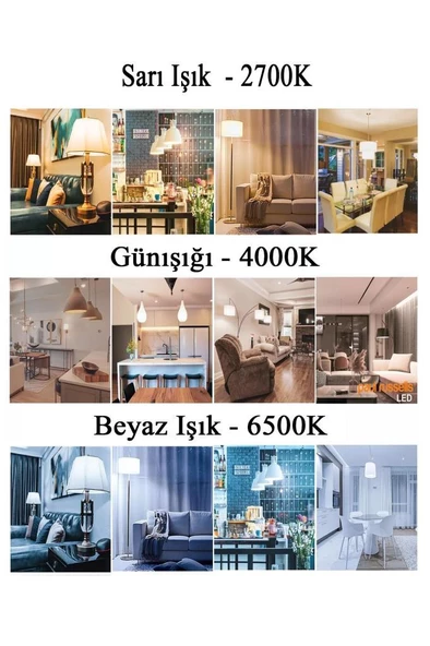 Panasonic 4,9W (40W) Led Mum Ampul Beyaz 6500K - E14 6 Adet Avize Lambası - 6