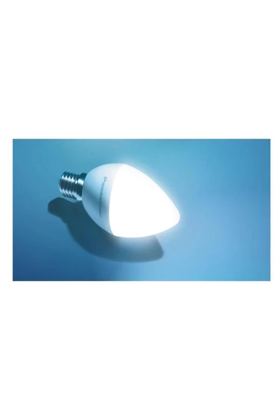 Panasonic 4,9W (40W) Led Mum Ampul Beyaz 6500K - E14 6 Adet Avize Lambası - 3