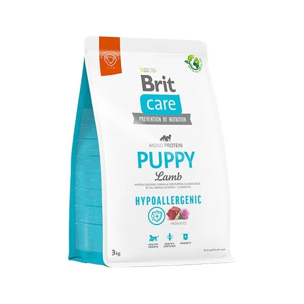 Brit Care Hypo-Allergenic Kuzu Etli Yavru Köpek Maması 3 Kg