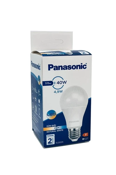 Panasonic 4,9W (40W) Küçük Led Ampul 4000K - Gün Işığı 6 Adet Avize Lambası - 2